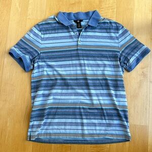 Calvin Klein striped polo shirt